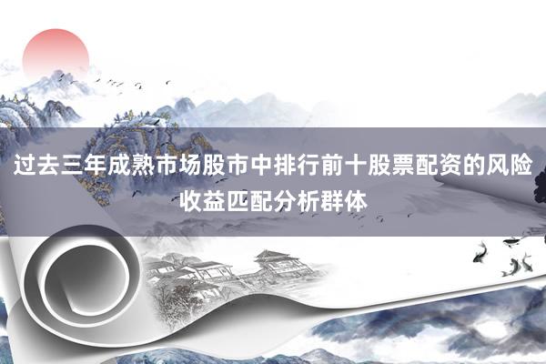 过去三年成熟市场股市中排行前十股票配资的风险收益匹配分析群体