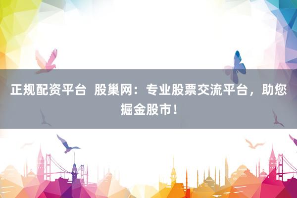 正规配资平台  股巢网：专业股票交流平台，助您掘金股市！